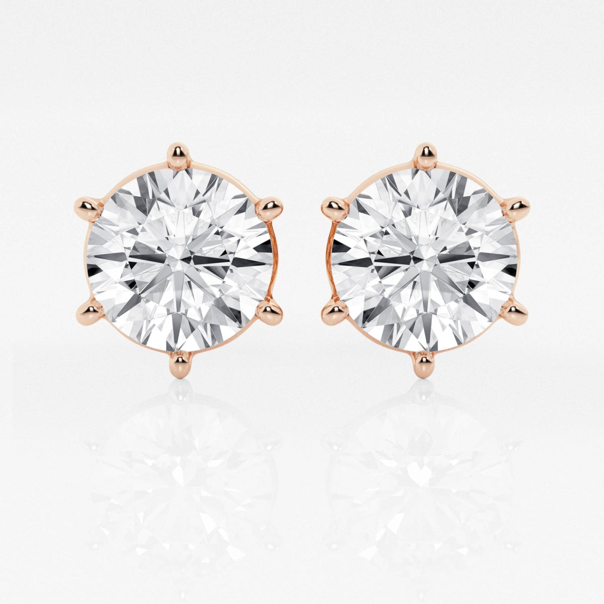 Adeline - Classic Six-Prong Style Earrings