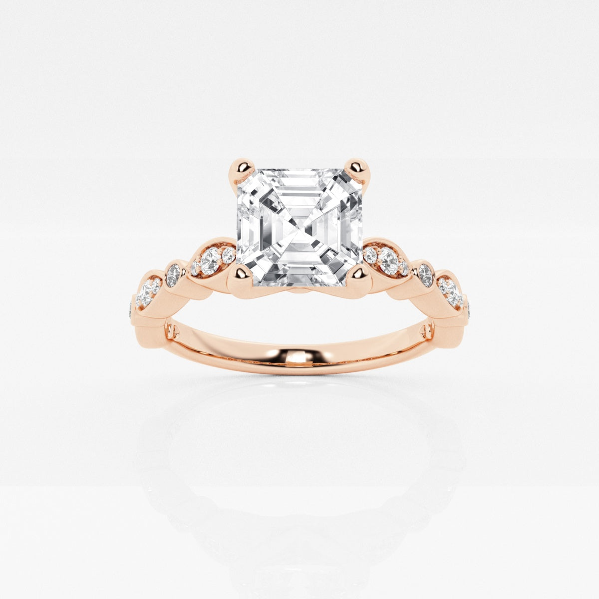 Adeline - Marquise-Inspired Band Engagement Ring
