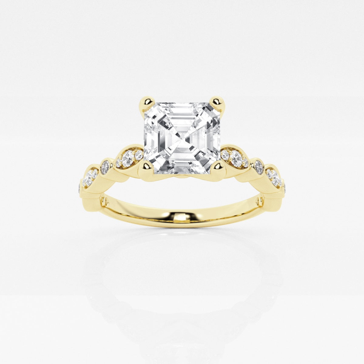 Adeline - Marquise-Inspired Band Engagement Ring