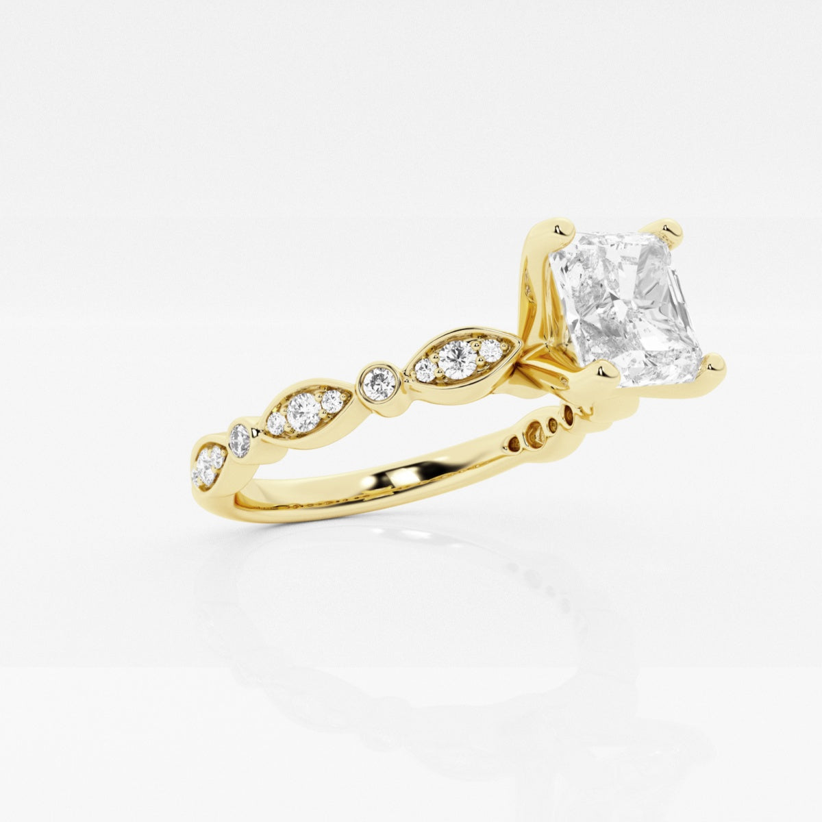 Adeline - Marquise-Inspired Band Engagement Ring