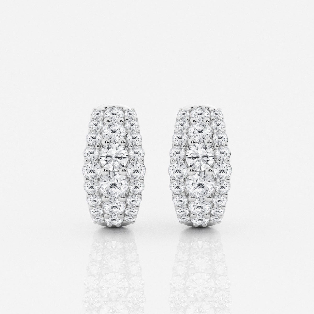 Adriana - Triple-Row Brilliance Earrings