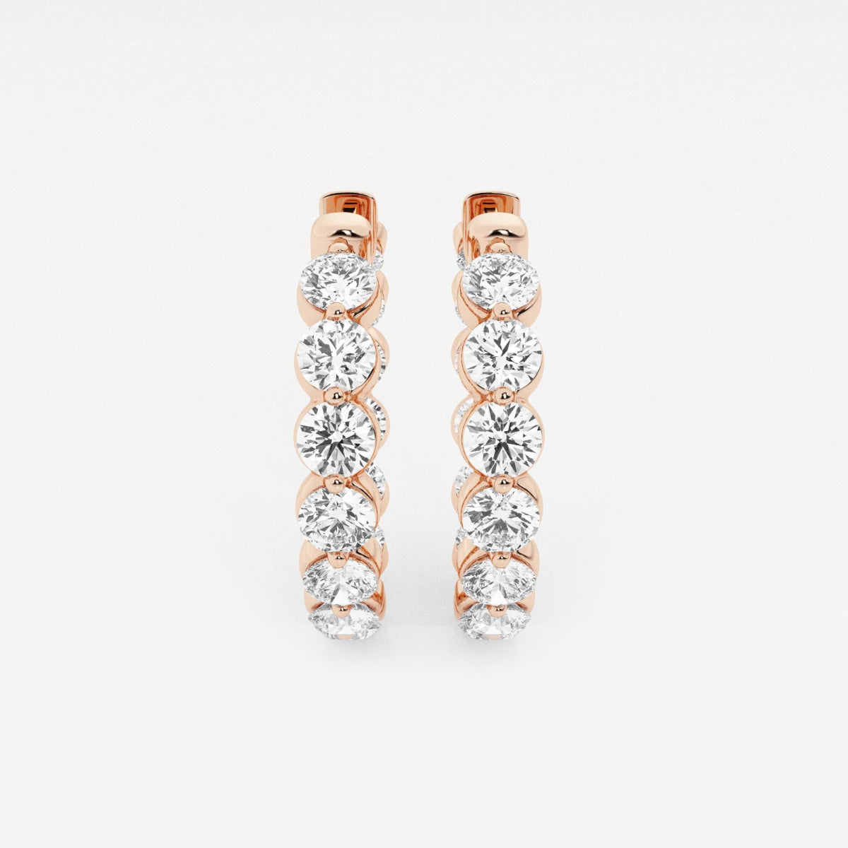 Amara - Floating Hoop Elegance Earrings