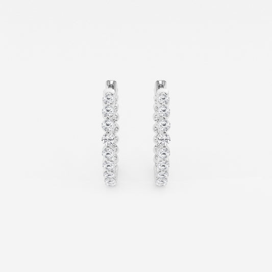 Amara - Floating Hoop Elegance Earrings
