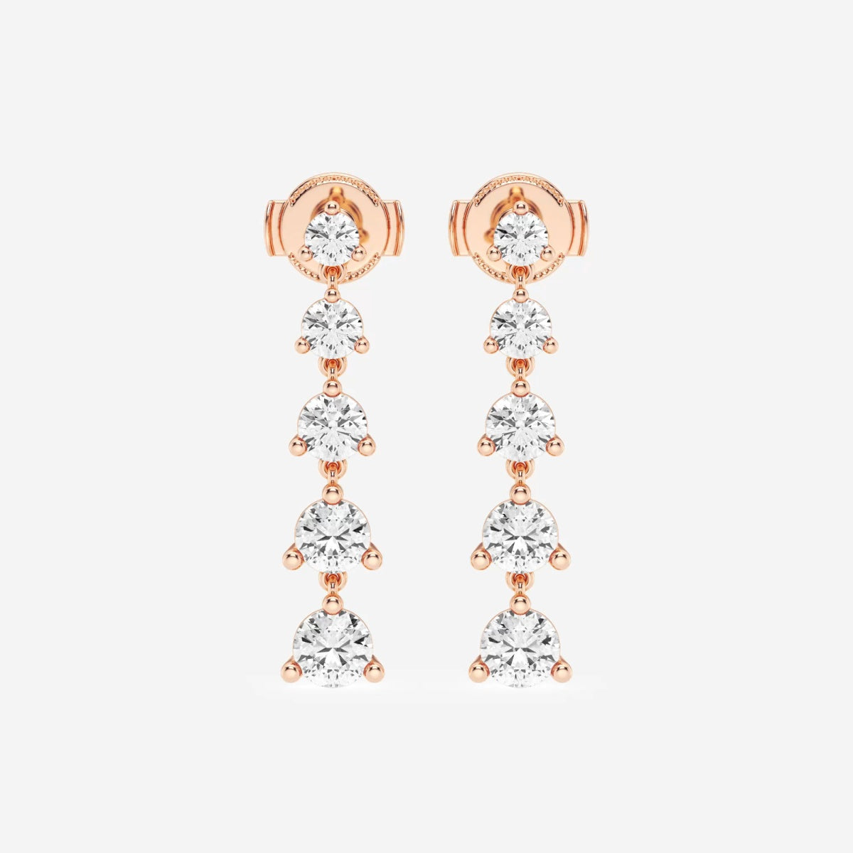 Malani - Graduated Dangle Brilliance Earrings