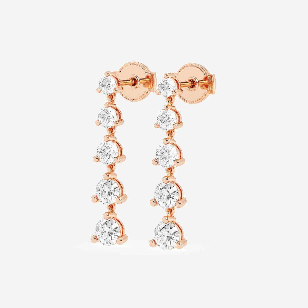 Malani - Graduated Dangle Brilliance Earrings