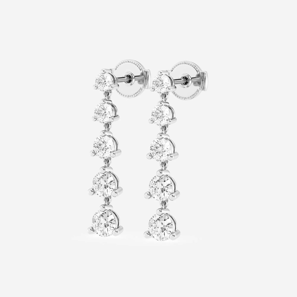 Malani - Graduated Dangle Brilliance Earrings