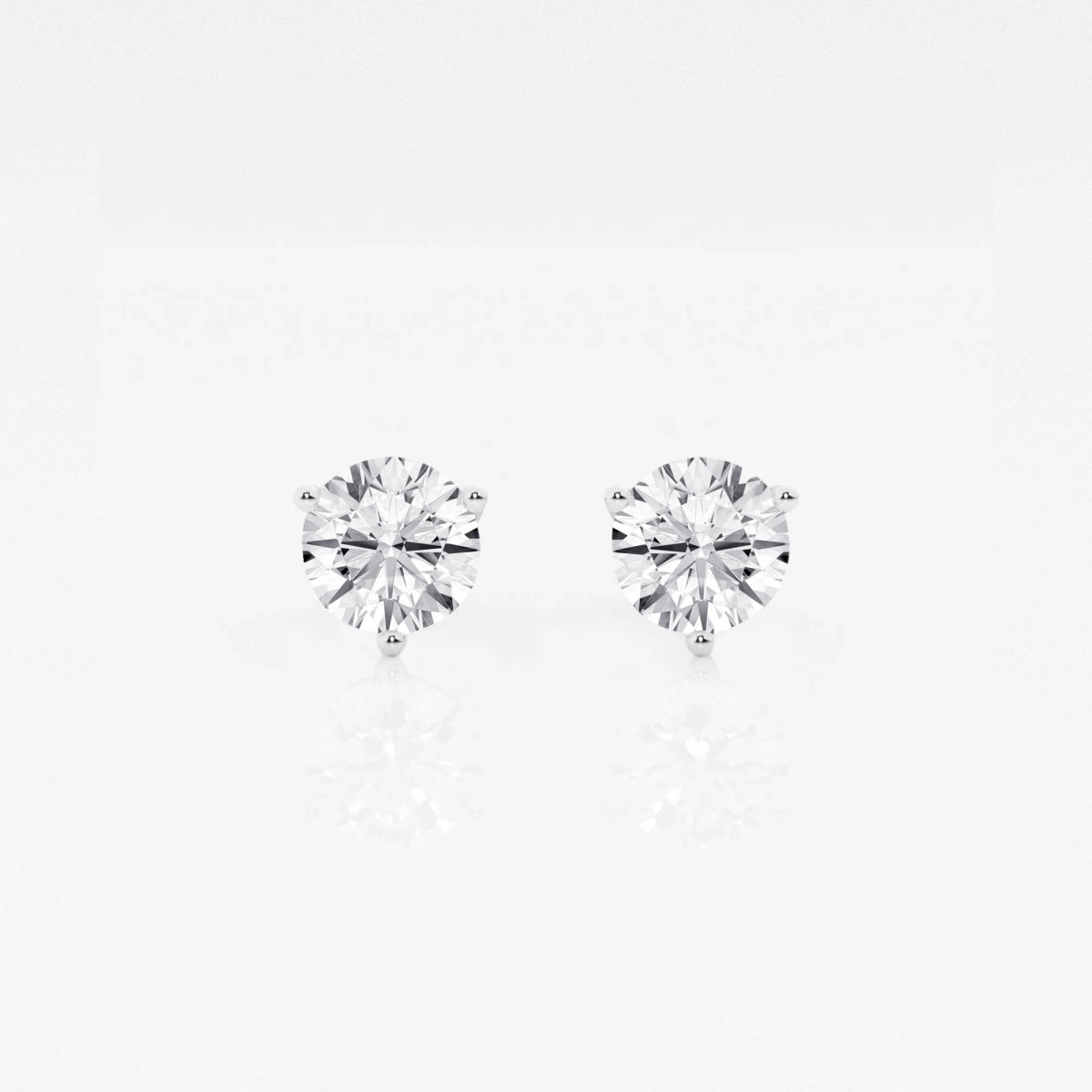 Amelia - Radiant Three-Prong Style Earrings