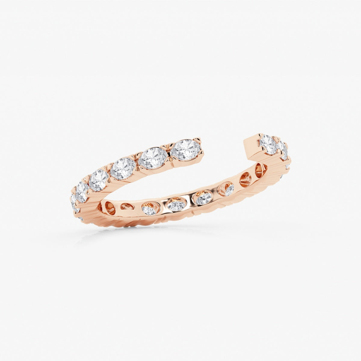 Alani - Elegant East-West Design Wedding Ring