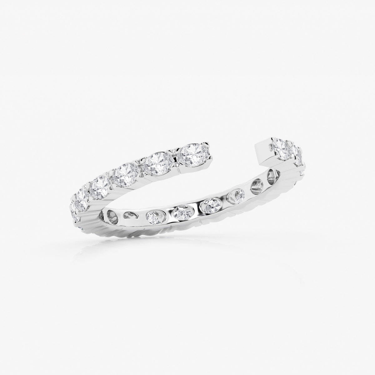Alani - Elegant East-West Design Wedding Ring