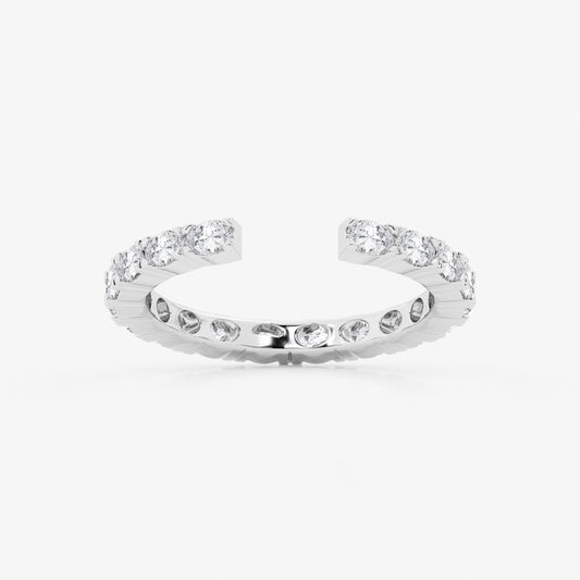 Alani - Elegant East-West Design Wedding Ring