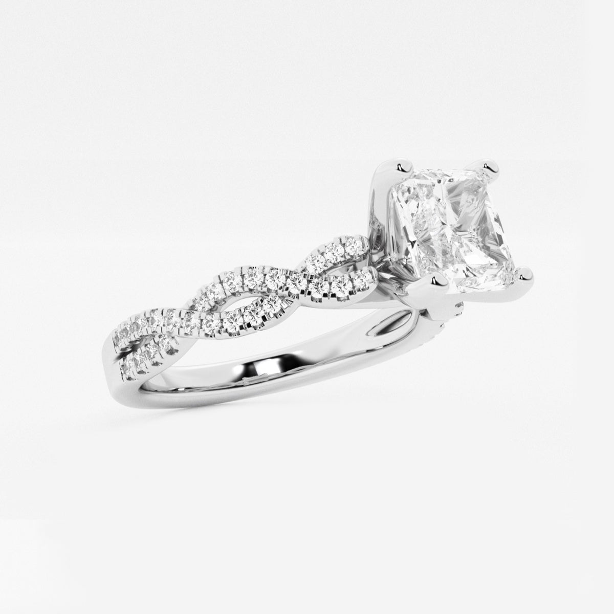 Arden - Double Twist Design Engagement Ring