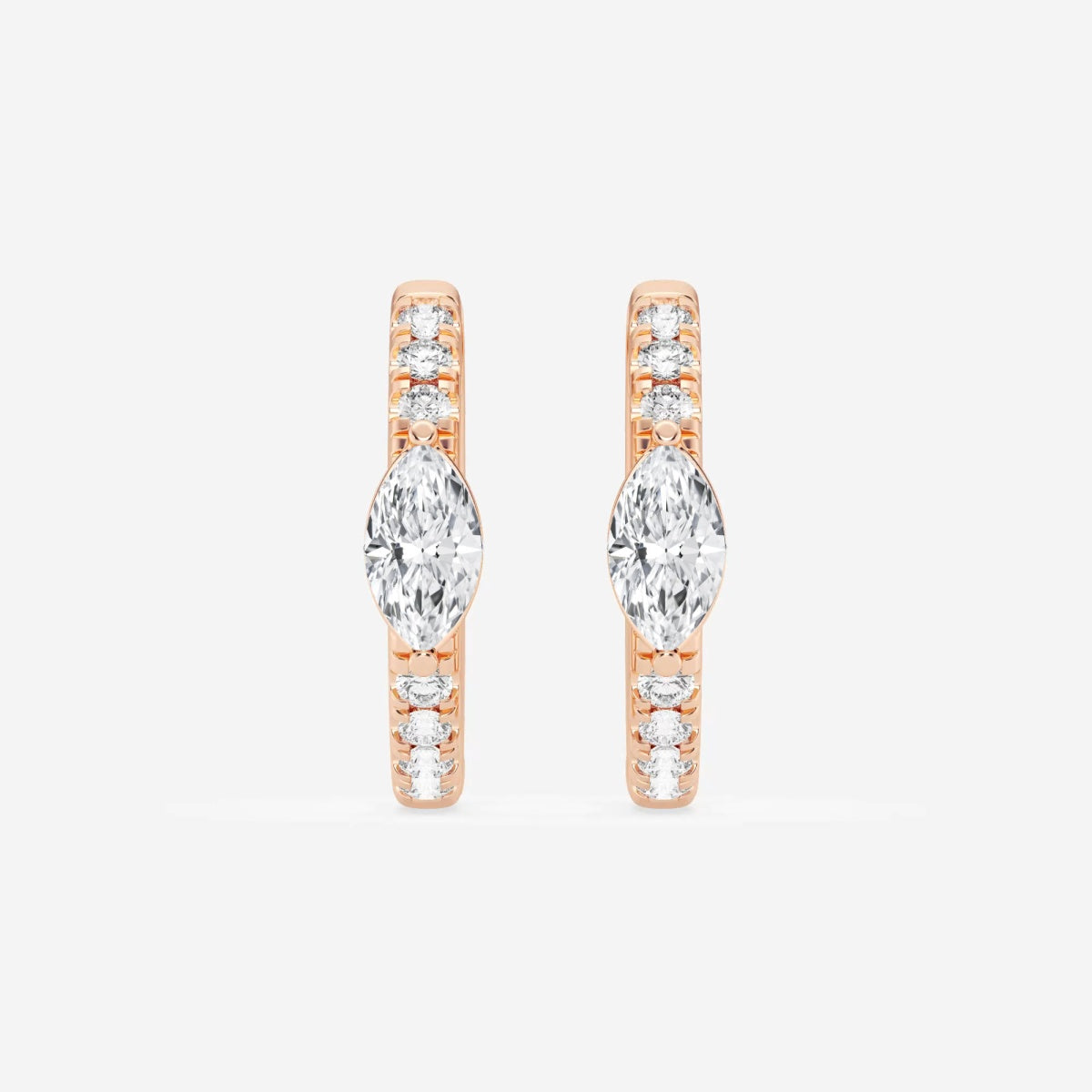 Mariah - Delicate Marquise Details Earrings
