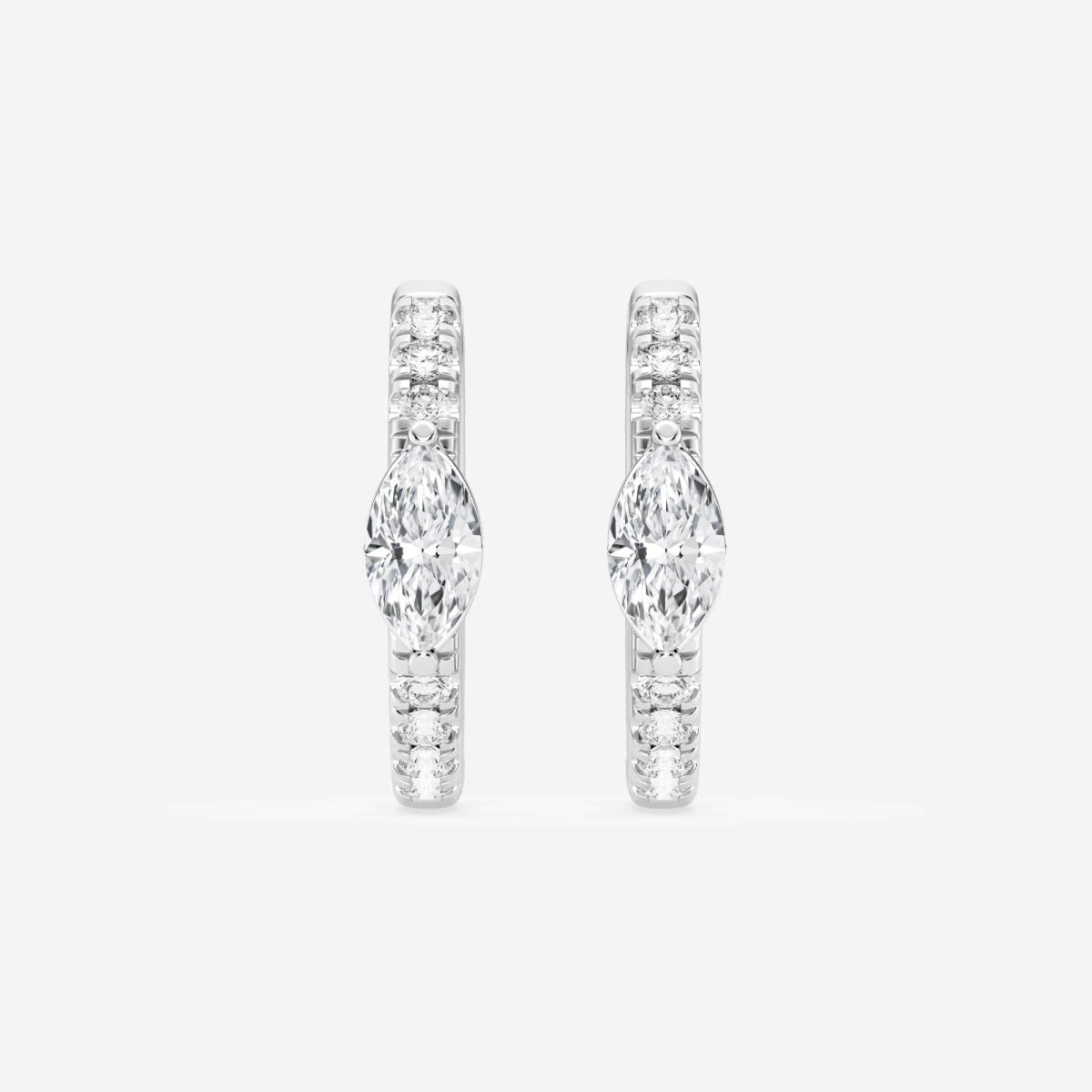 Mariah - Delicate Marquise Details Earrings