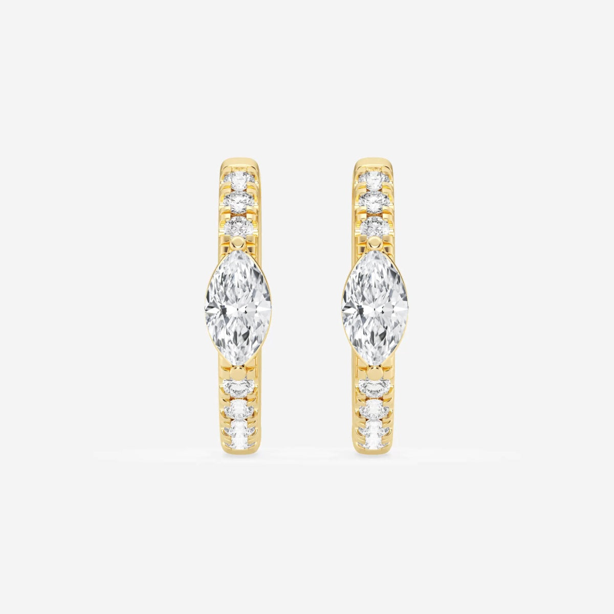 Mariah - Delicate Marquise Details Earrings