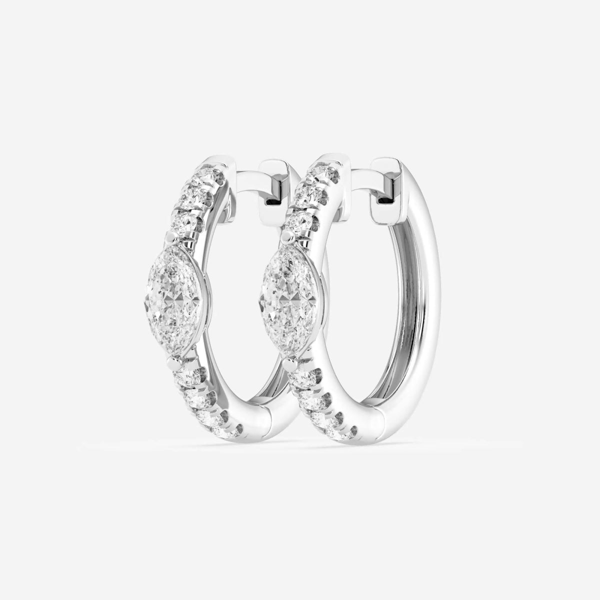 Mariah - Delicate Marquise Details Earrings