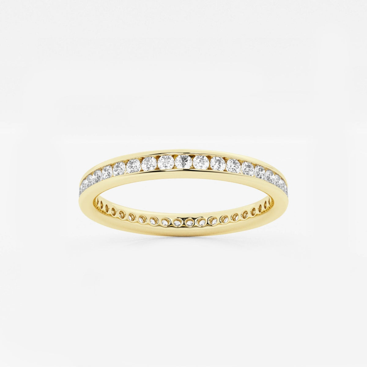 Aurora - Channel Set Design Wedding Ring