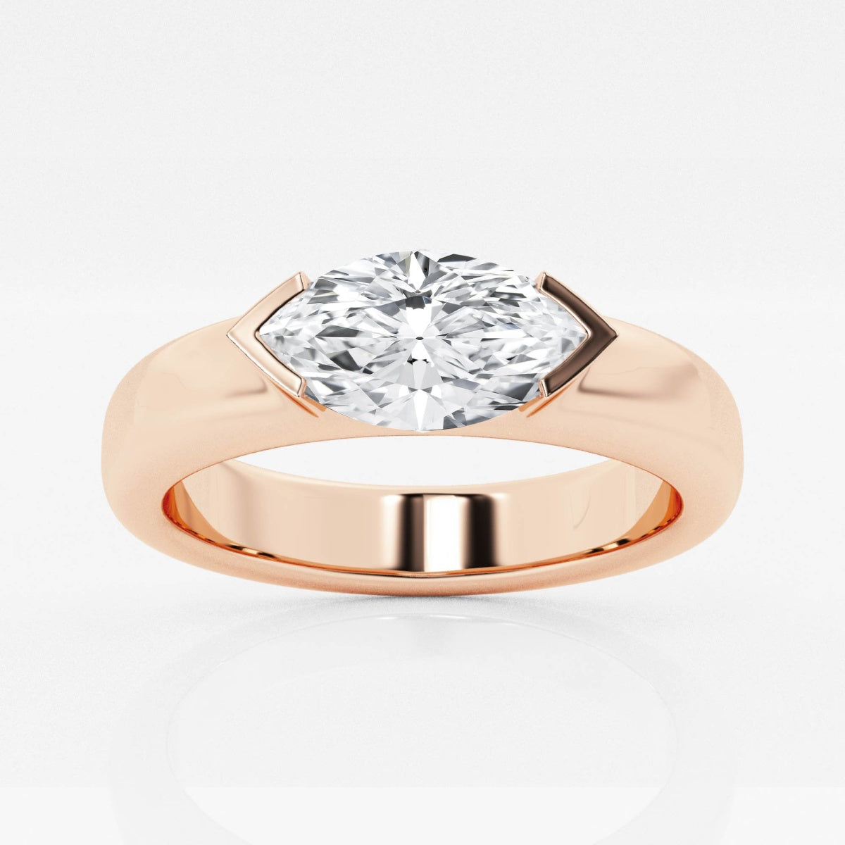 Emmy - Modern Heart Design Rings