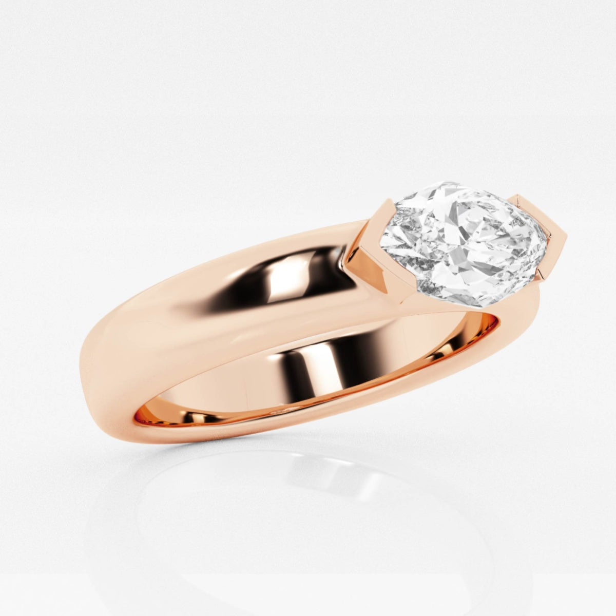 Emmy - Modern Heart Design Rings