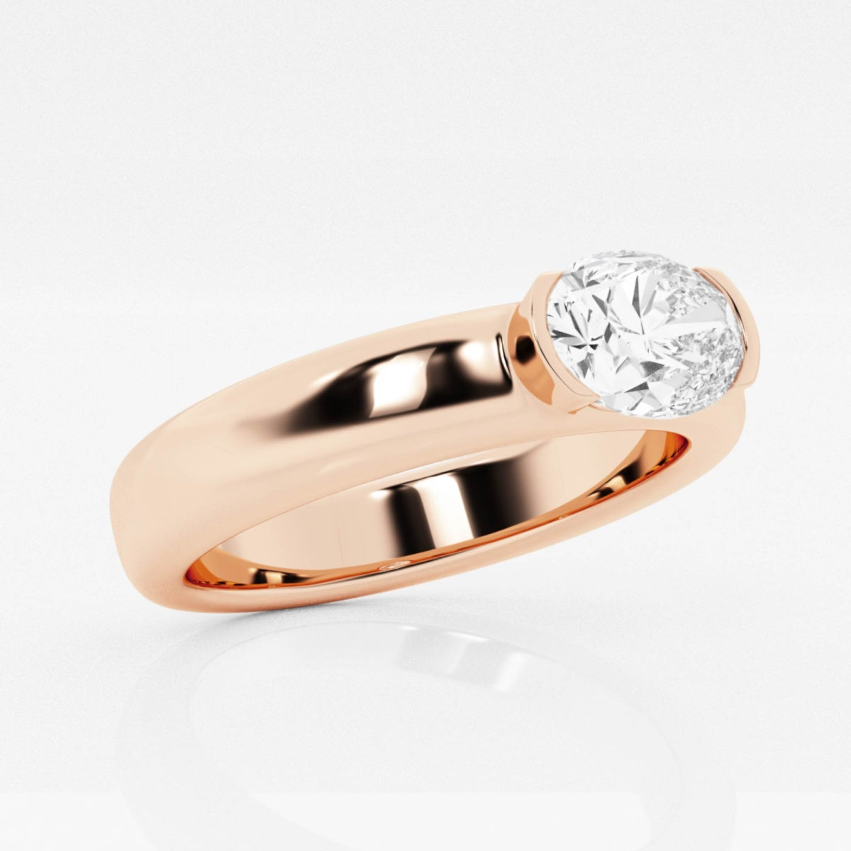 Emmy - Modern Heart Design Rings