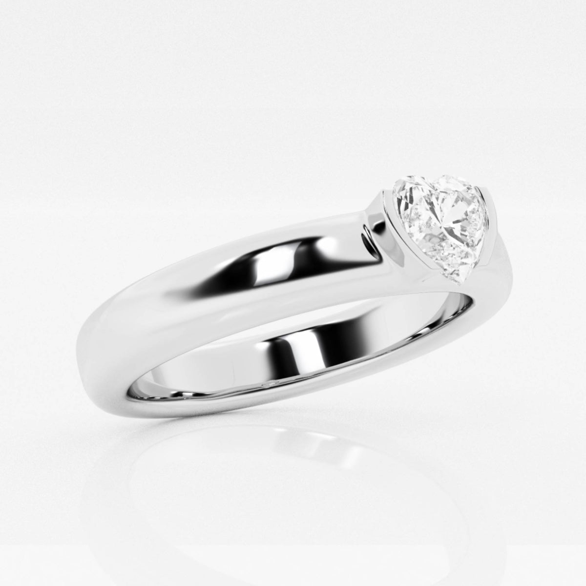 Emmy - Modern Heart Design Rings