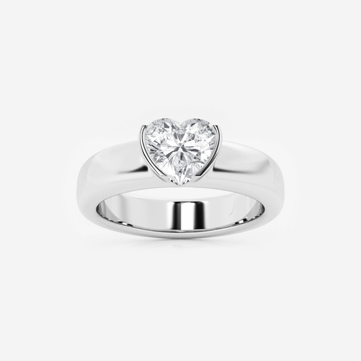 Emmy - Modern Heart Design Rings