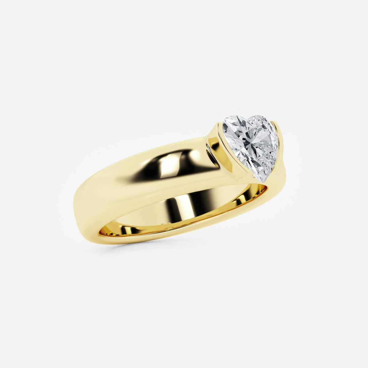 Emmy - Modern Heart Design Rings