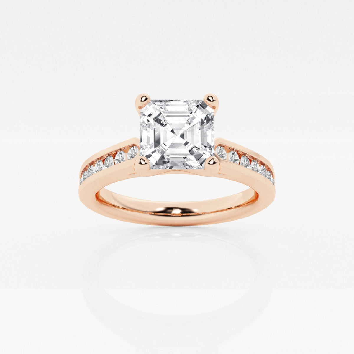 Avery - Channel Set Elegance Engagement Ring