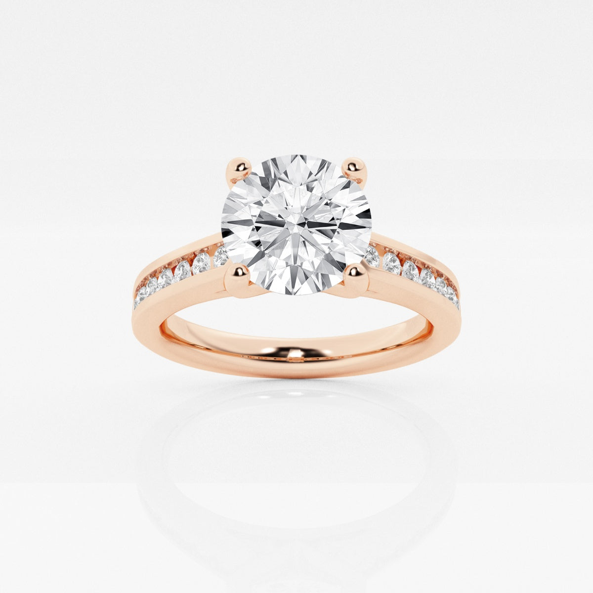 Avery - Channel Set Elegance Engagement Ring
