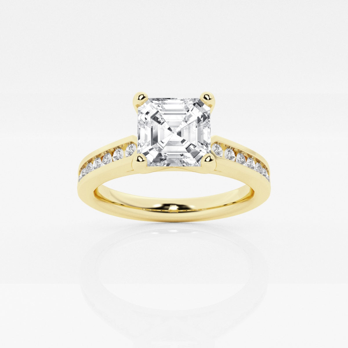 Avery - Channel Set Elegance Engagement Ring
