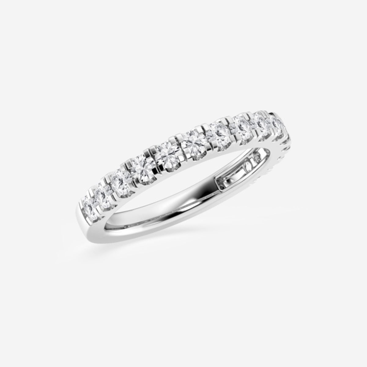 Hallie - Prong Set Elegance Wedding Ring