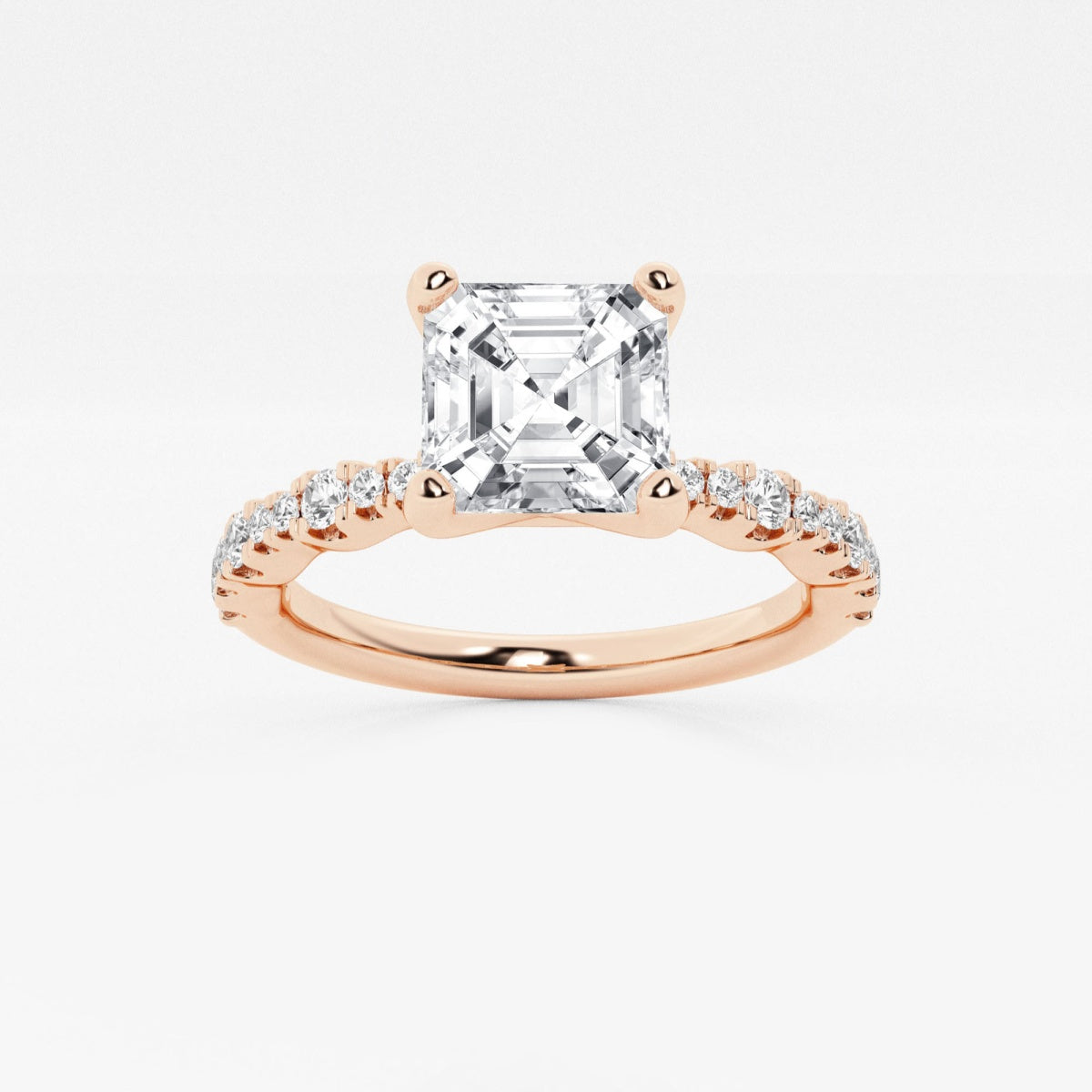 Clara - Station Side Stones Engagement Ring