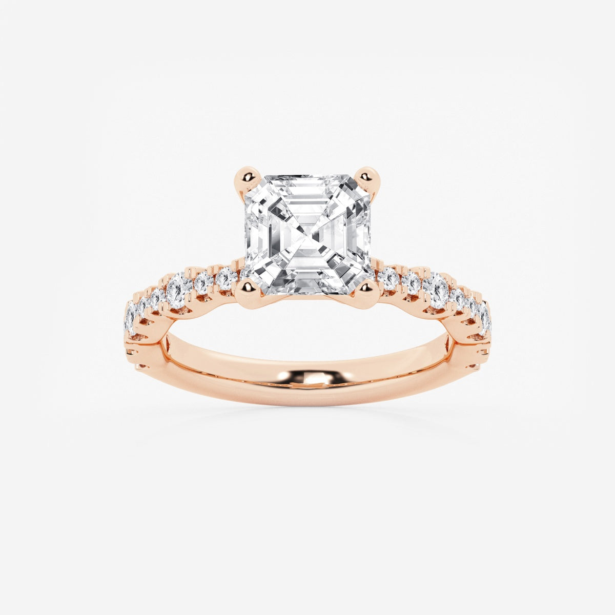 Clara - Station Side Stones Engagement Ring