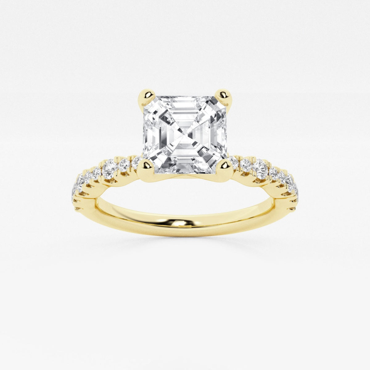 Clara - Station Side Stones Engagement Ring