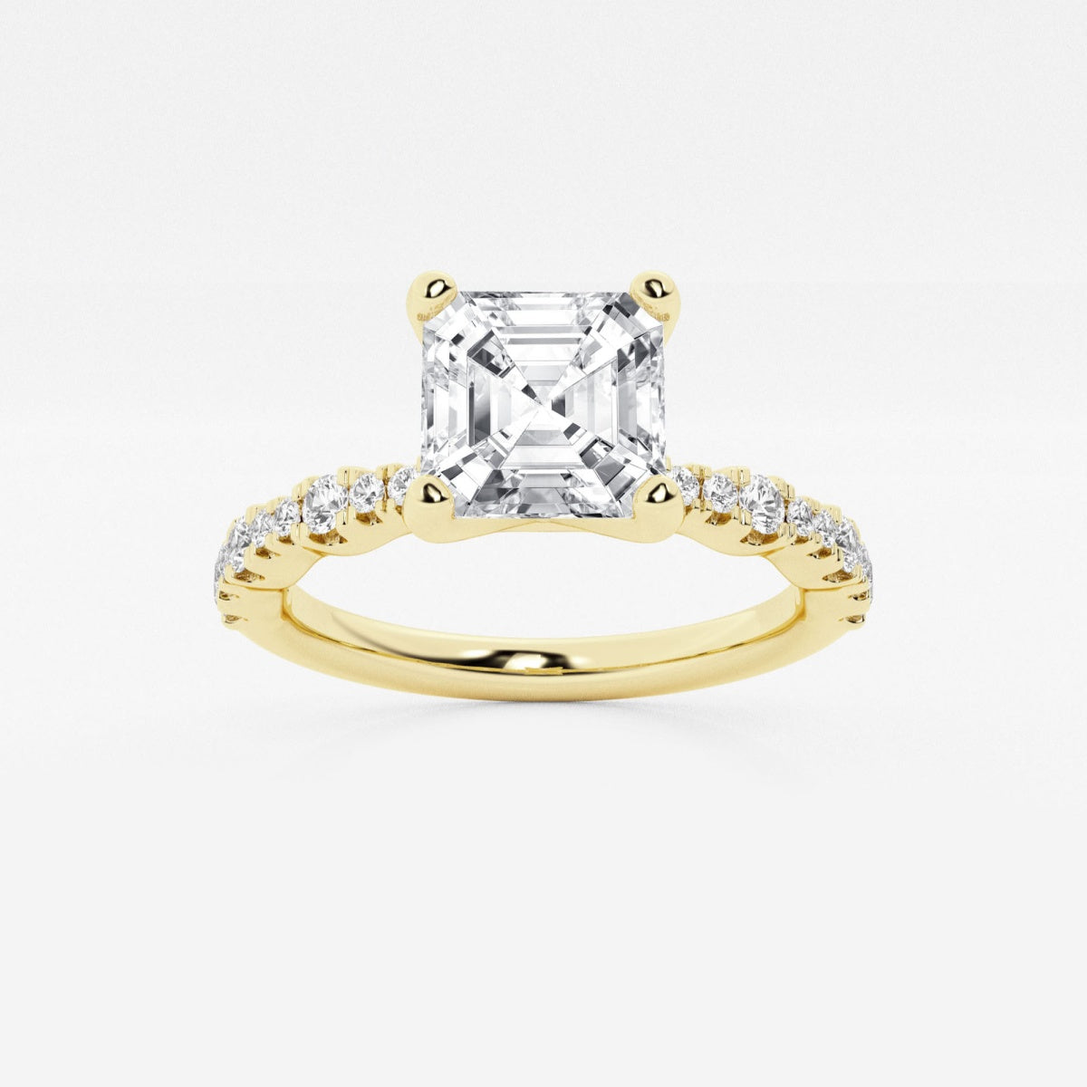 Clara - Station Side Stones Engagement Ring