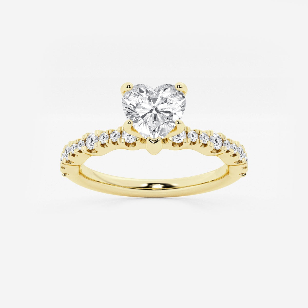 Clara - Station Side Stones Engagement Ring