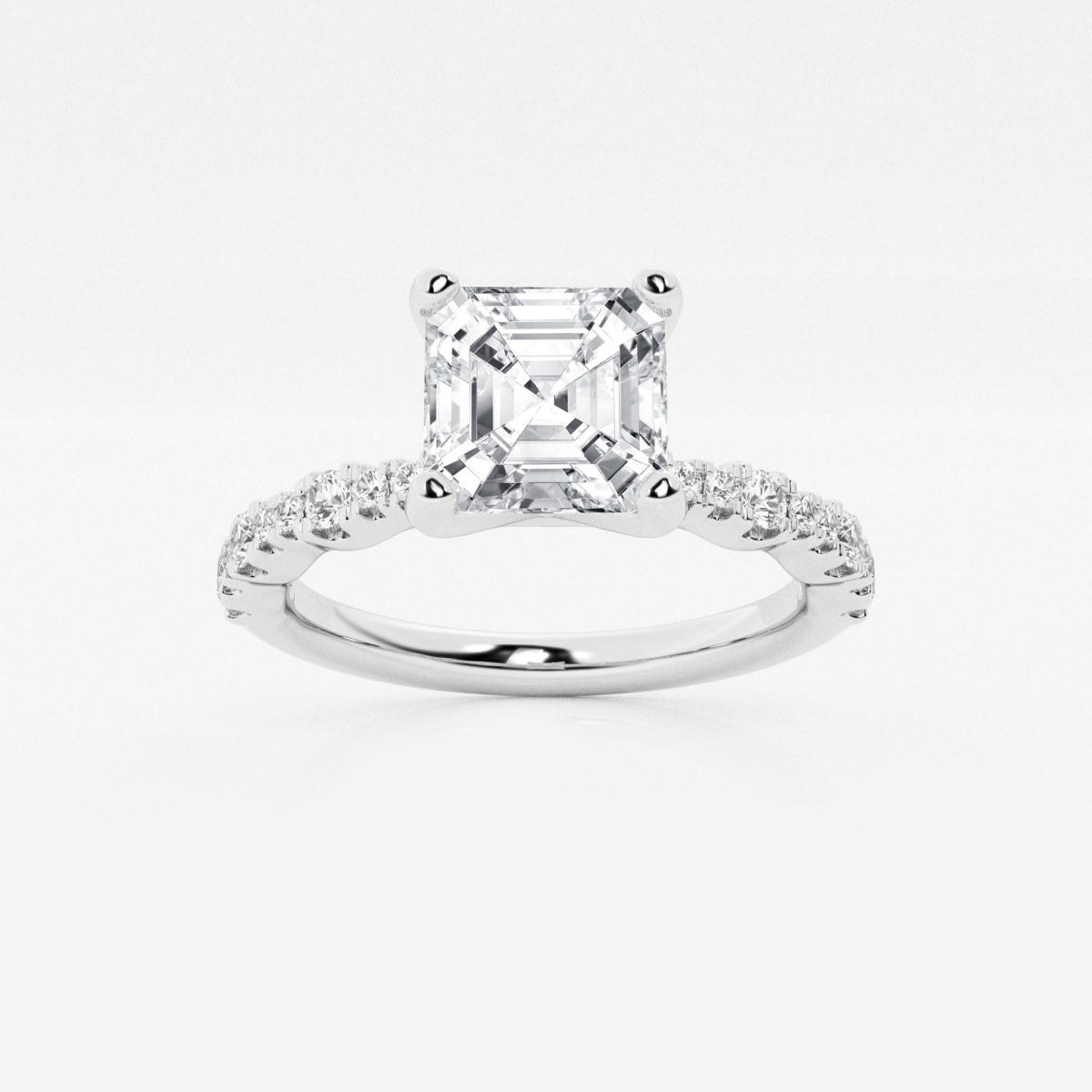 Clara - Station Side Stones Engagement Ring
