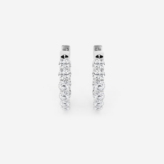 Clara - Timeless Oval Design Earrings