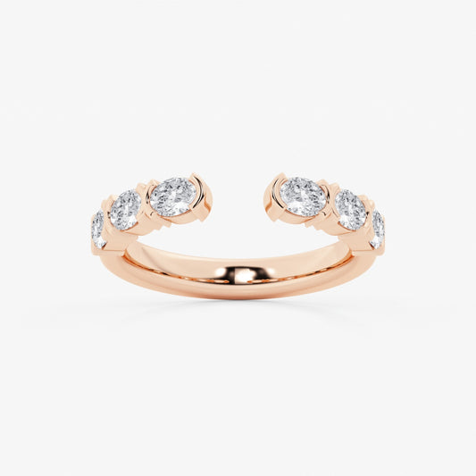 Eliana - Sleek Channel Set Band Wedding Ring