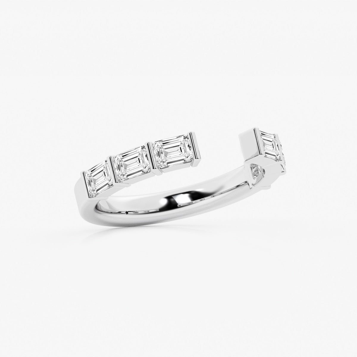 Eliana - Sleek Channel Set Band Wedding Ring