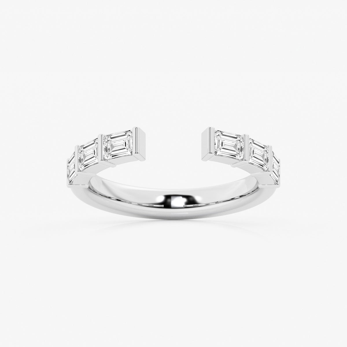 Eliana - Sleek Channel Set Band Wedding Ring