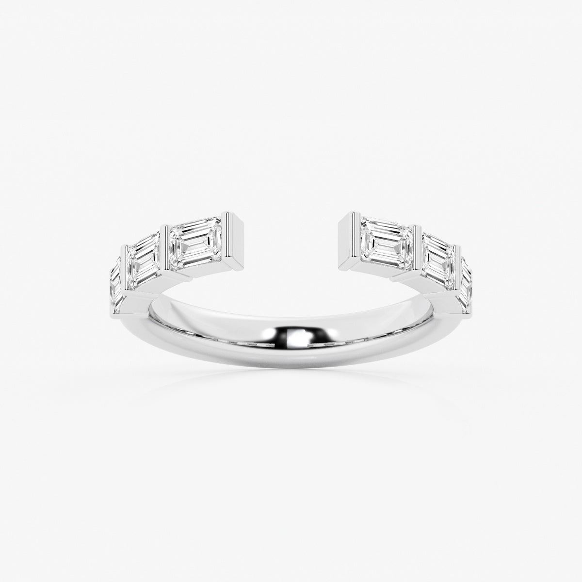 Eliana - Sleek Channel Set Band Wedding Ring