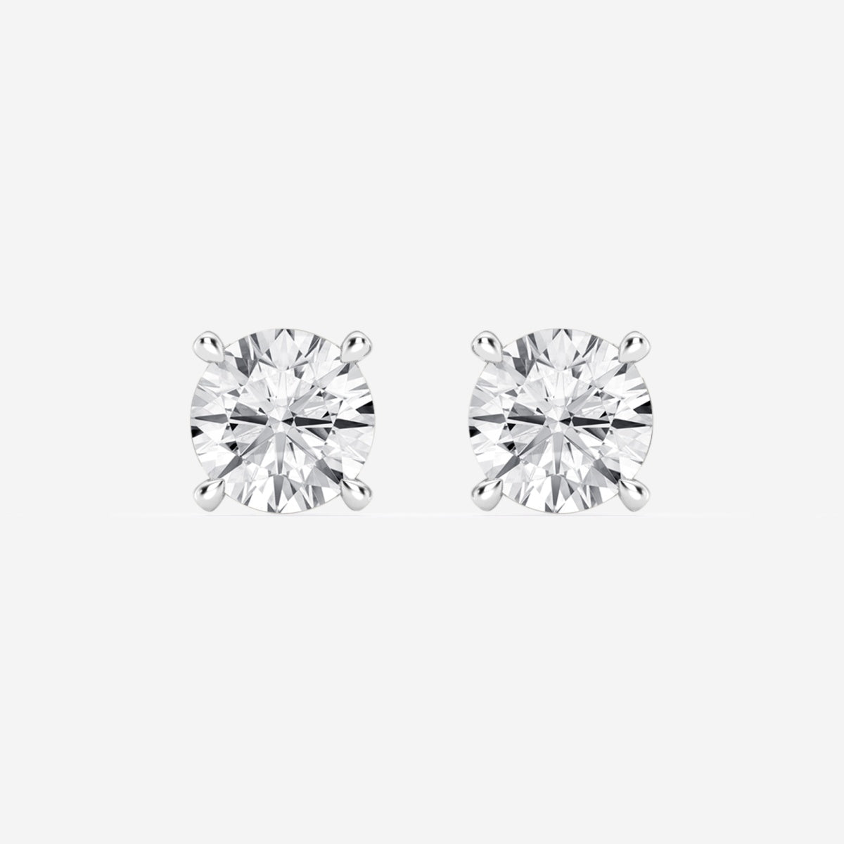 Elise - Delicate Side Stones Earrings