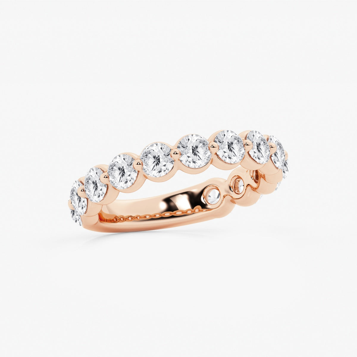 Alora - 3/4 Eternity Band Wedding Ring