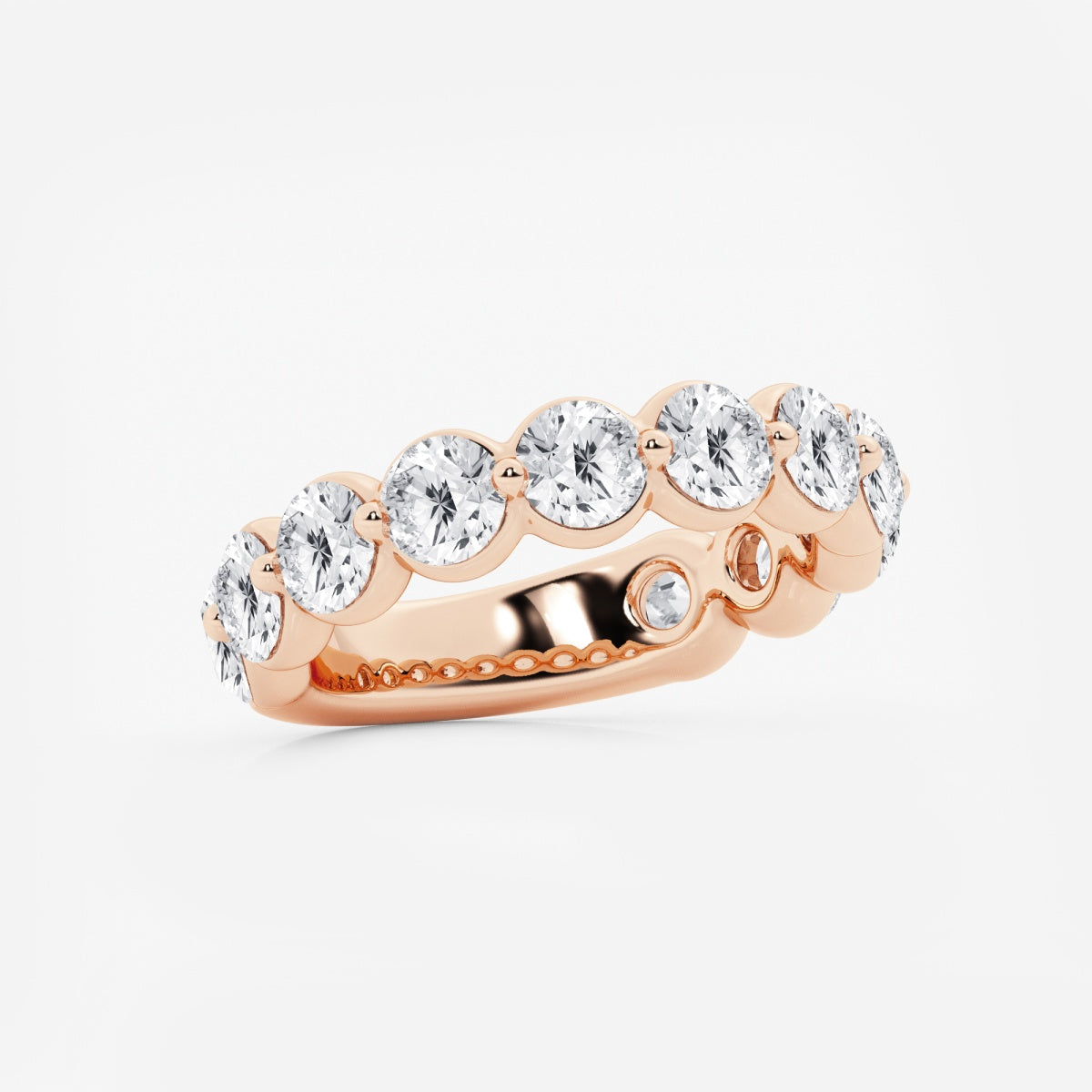 Alora - 3/4 Eternity Band Wedding Ring