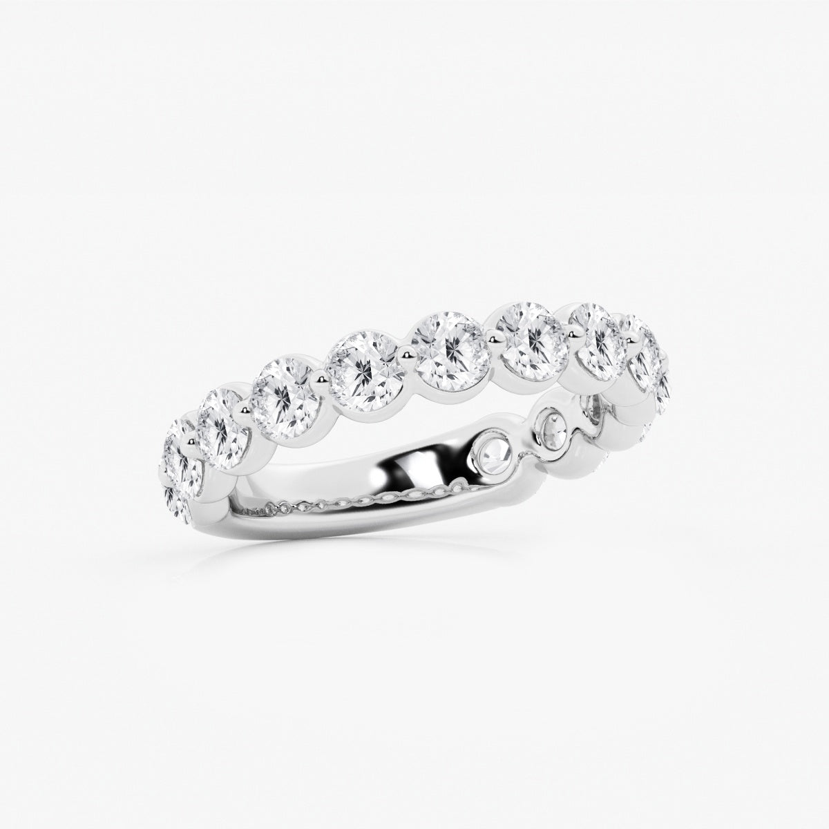 Alora - 3/4 Eternity Band Wedding Ring