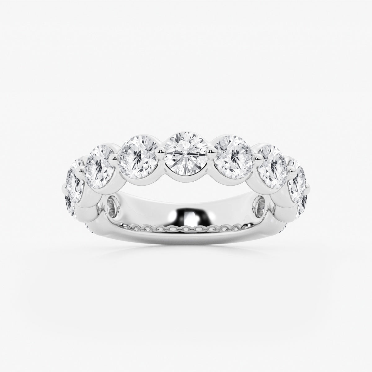 Alora - 3/4 Eternity Band Wedding Ring