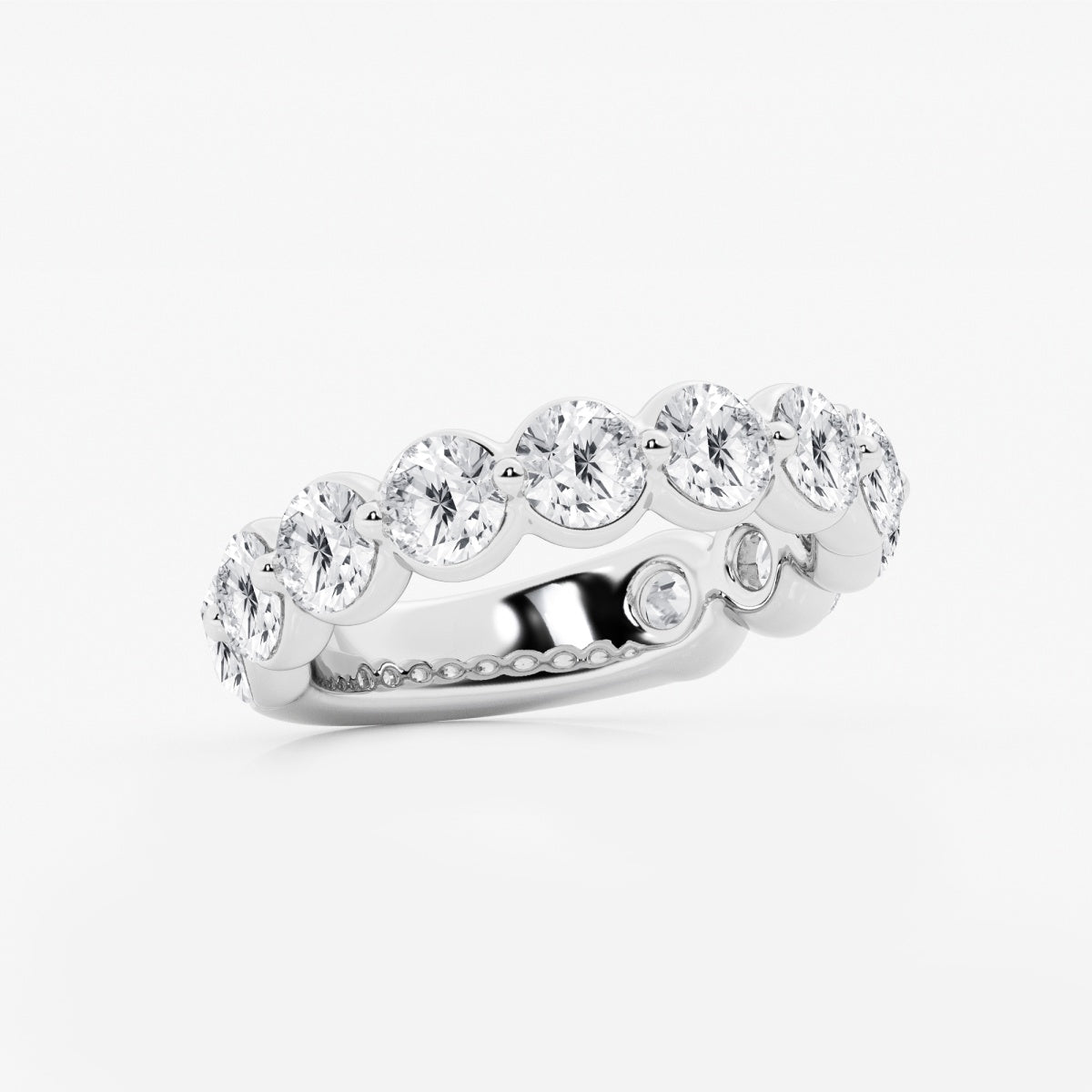 Alora - 3/4 Eternity Band Wedding Ring