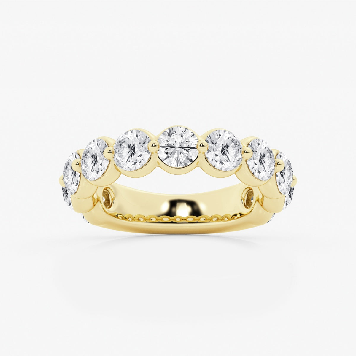 Alora - 3/4 Eternity Band Wedding Ring