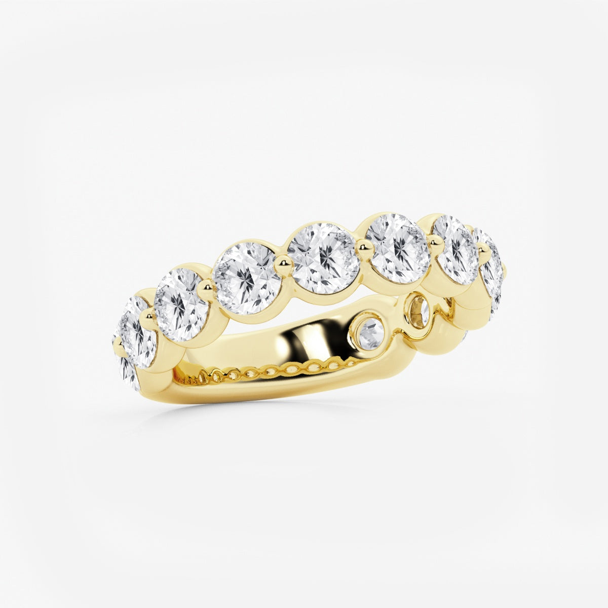 Alora - 3/4 Eternity Band Wedding Ring
