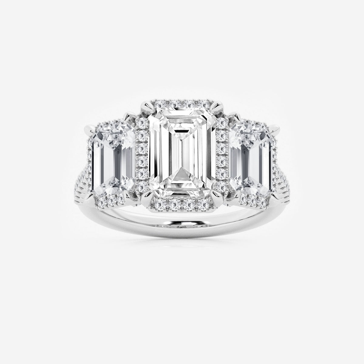 Eloise - Shadow Halo Design Engagement Ring